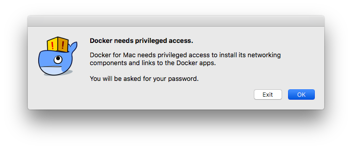 docker needs privileged access