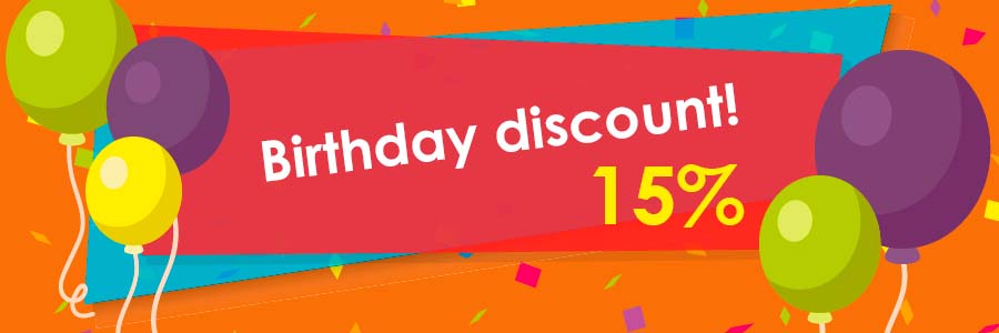 Special promotion for birthday persons!